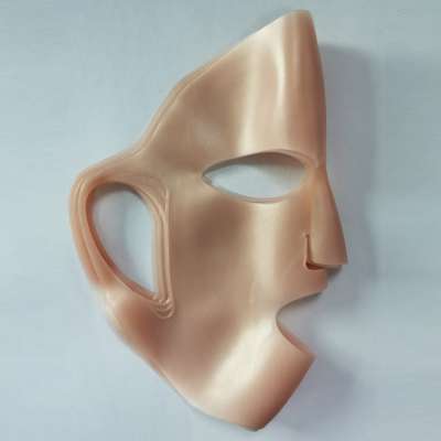 Beauty reuse silicone face mask wholesale gold pink face cover mask