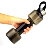 2020 high quality Bulk Items Dumbbell Shaped Water Bottle Wholesale Protein Shaker Bottle  700ML