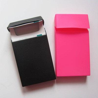 Hot Customized gift bag  Cigarette Case Cover Rubber Slim Silicone Cigarettes pack cover