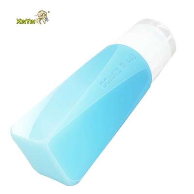 Capacity 90 ml rubber tube silicone travel squeeze bottle refillable lotion tube