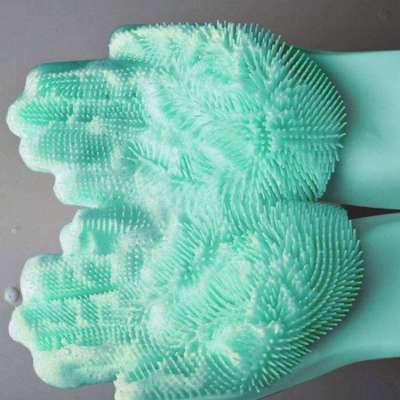 Car pet brush glove manufacturer washing cleaning  guantes de silicona for sale