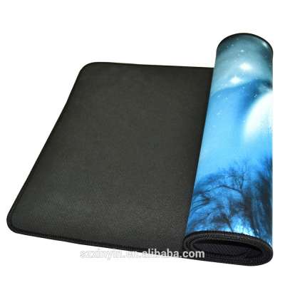 Factory cheap extended large mouse pad keyboard custom color mouse pad