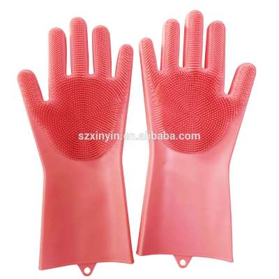 Non Slip Kitchen Glove Rubber Silicone Dish Washing Gloves,silicon dishwashing  gloves For Kitchen